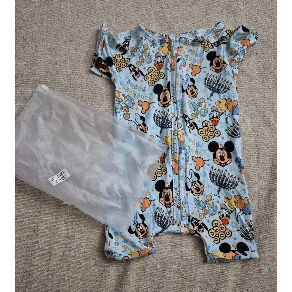 Mickey mouse hanicka bamboo shortie size 6-12M months